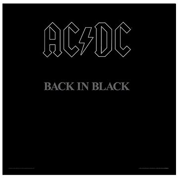 

AC/DC: Back in Black - plakát v rámu