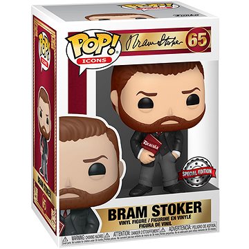 

Funko POP! Icons Bram Stoker w/Book