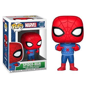 

Funko Pop! Holiday Spider-Man Spider-Man with Ugly Sweater 397