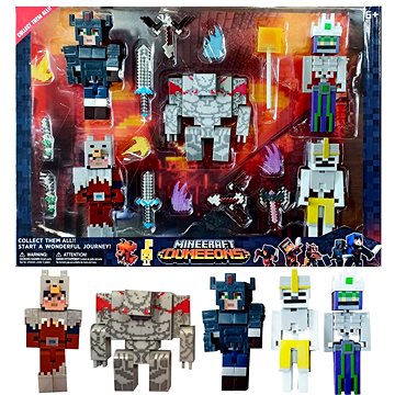 

bHome Kolekce figurek Minecraft Dungeons Skeleton 18 ks