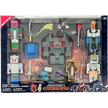 bHome Kolekce figurek Minecraft Dungeons 16 ks