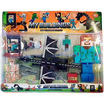 

Toybit Kolekce figurek Minecraft Ender dragon s útokem sada 10 ks