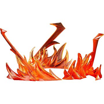MODEROID Flame Effect doplněk, pro figurky - červený