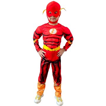 

FunCo Dětský kostým Svalnatý Flash s maskou 98-110 S