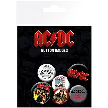 

AC/DC - Button Badges - odznaky 6ks