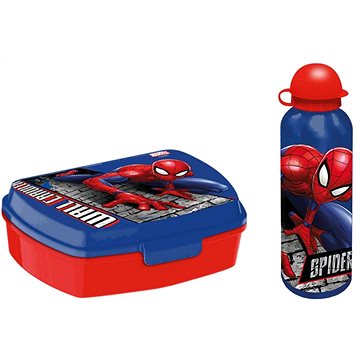 Marvel: Spiderman - set box na svačinu s láhví 500 ml