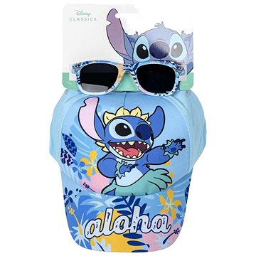 

Disney Lilo & Stitch: Aloha - dětská kšiltovka s brýlemi 53 cm