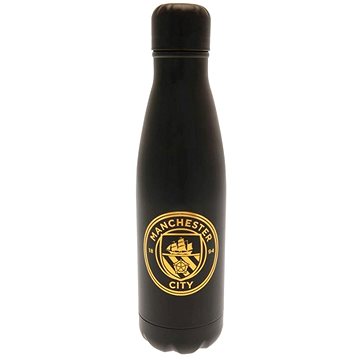 

Manchester City: Gold Logo - nerezová láhev na pití