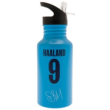

Manchester City FC: Haaland 9 And Club Crest - láhev na pití