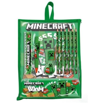 

Minecraft: Creeper Sss - Set školních potřeb
