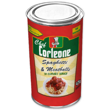 

DayZ Corleone Spagetti Can with a Lid - dekorace