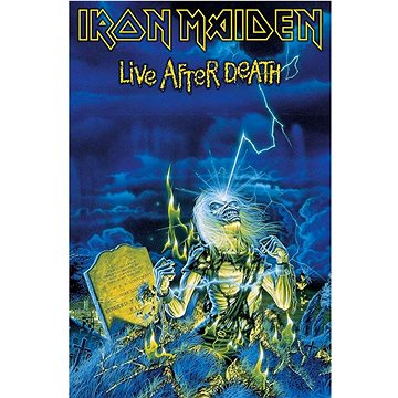 

Iron Maiden Live After Death - vlajka na zeď