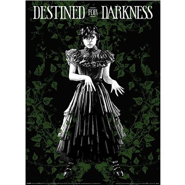 Netflix Wednesday: Wearing Black And Goth 38 × 52 cm