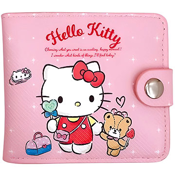 Hello Kitty - dětská peněženka se zapínáním