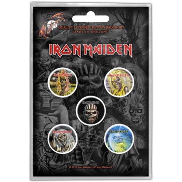 Iron Maiden: The Faces Of Eddie - Odznáčky