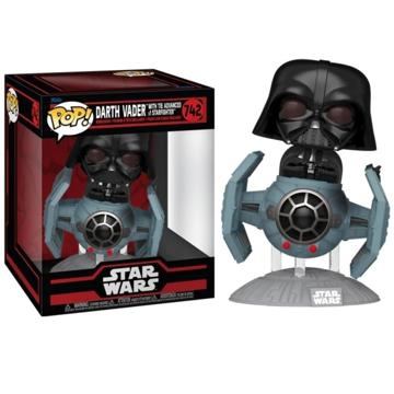 

Funko Pop! Star Wars Dark Side Darth Vader with Tie Advanced x1 Starfighter