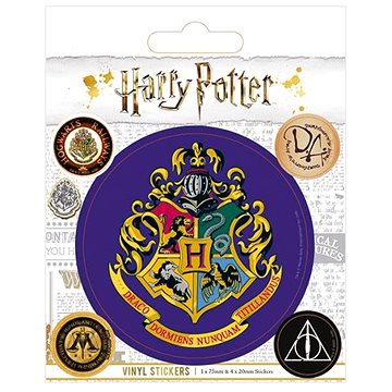 

Harry Potter: Hogwarts - samolepky set 5 ks