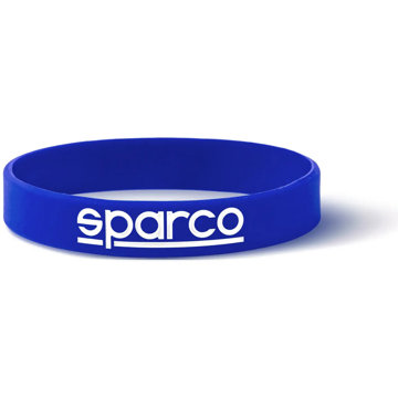 

Sparco silikonový náramek modrý