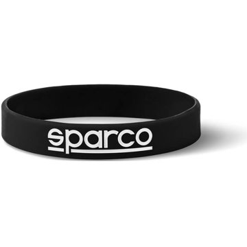 

Sparco silikonový náramek černý