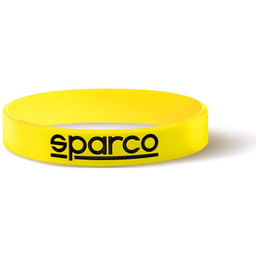 Sparco silikonový náramek žlutý