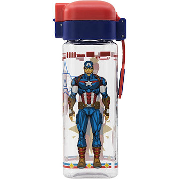 Avengers Invincible Force s bezpečnostním uzávěrem 550 ml - láhev na pití