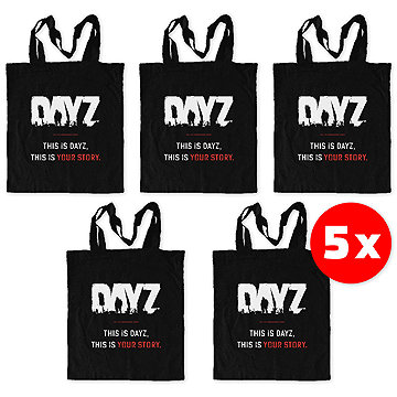 

DayZ Eco - Friendly Shopping Bag Black 5 ks - taška