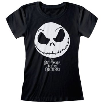 

Disney The Nightmare before Christmas: Jack face and logo - Dámské tričko vel. L