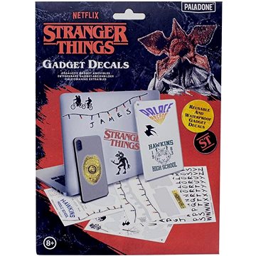 

Netflix: Stranger Things - samolepky na elektroniku 4 listy