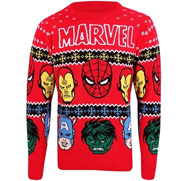 

Marvel: Faces - pánský svetr L