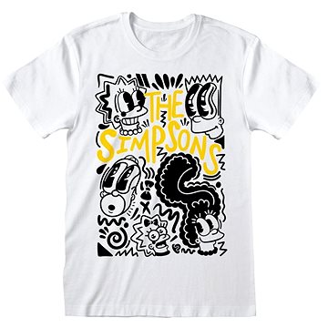The Simpsons: Graffiti - pánské tričko 2XL