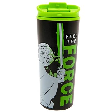 

Star Wars: Yoda Feel The Force - cestovní hrnek s víčkem