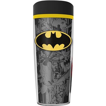 

DC Comics Batman: Classic Logo - cestovní hrnek s víčkem