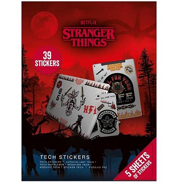 

Netflix: Stranger Things - samolepky na elektroniku