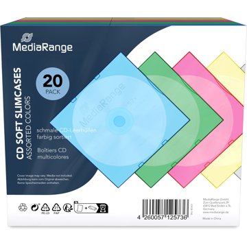 

MEDIARANGE 1 CD 5 mm barevné (5x4) - 20ks/bal