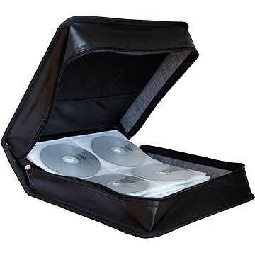 

MEDIARANGE na 200 CD/DVD, zapínací, černé