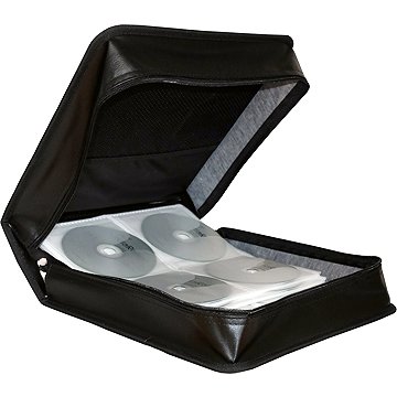 

MEDIARANGE na 300 CD/DVD, zapínací, černé