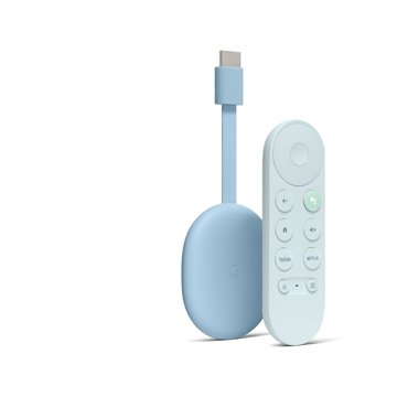 

Google Chromecast 4 Google TV Sky Blue - bez adaptéru