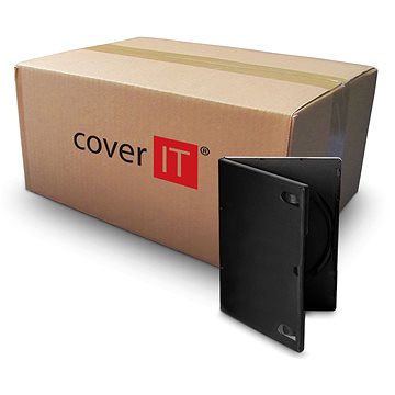 

COVER IT box:1 DVD 14mm černý - karton 100ks