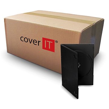 

COVER IT box:1 DVD 7mm slim černý - karton 100ks