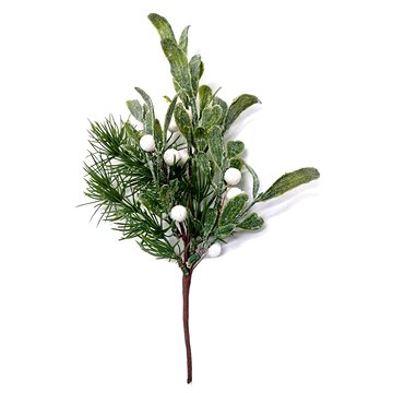 

GOBA Vánoční dekorace - větvička jmelí, 30 cm