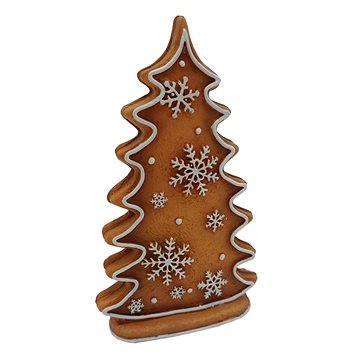 

GOBA Vánoční dekorace - keramický perníkový stromek, 16 cm