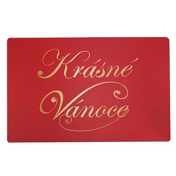 

GOBA Prostírání vánoční - plastové, Krásné vánoce