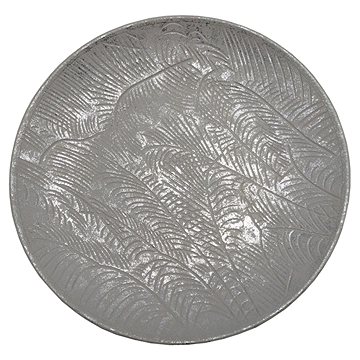 

GOBA Talíř dekorační - dřevěný, stříbrný 29cm