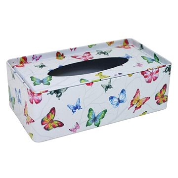

Plechová krabička na tissue Motýli