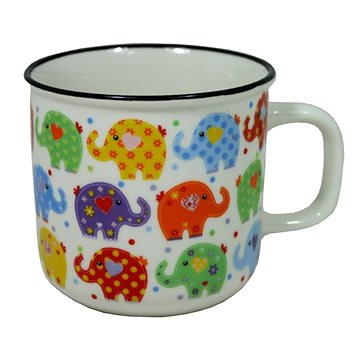 

GOBA Hrnek keramický Sloni 450 ml