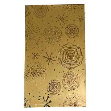 

Goba Sáček Fireworks zlatý 25 × 40 cm 5 ks