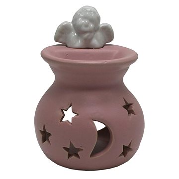 

Goba vánoční Aroma lampa růžová s andělem