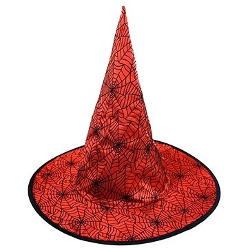 

Rappa Klobouk čarodějnický, červený, pro dospělé - halloween