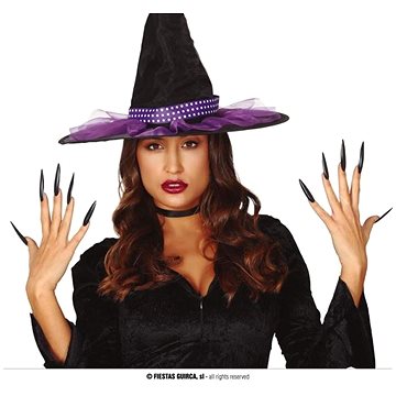 

Guirca Nehty čarodějnice černé - halloween, 10 ks