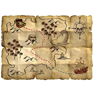 

Folat Pirátská mapa k pokladu